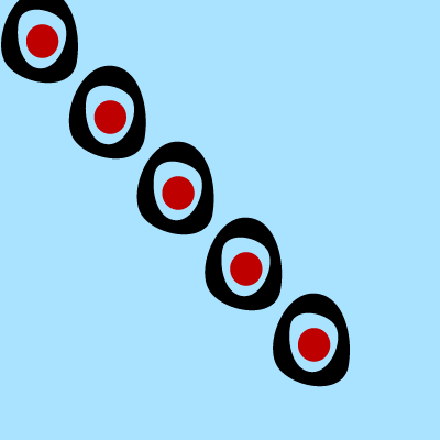 default colorization of Illustrator brush and none.