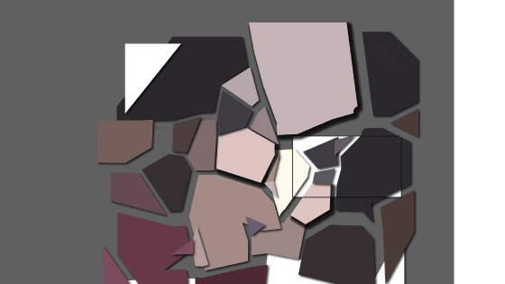 mosaic illustrator fragment shadow