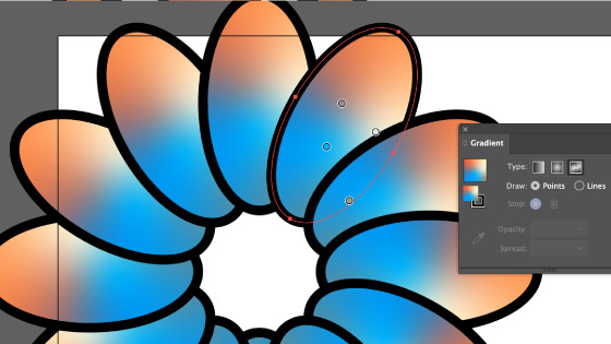 freeform gradient radial