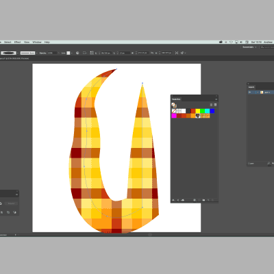 strokes and image pattern swatches in Adobe Illustrator