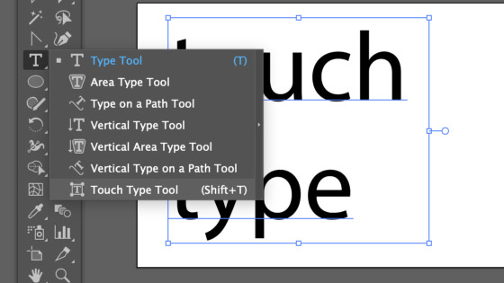 touch type