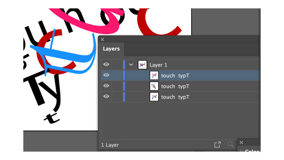 touch type