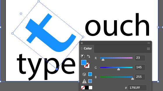 touch type