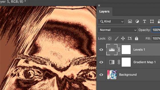 gradient map