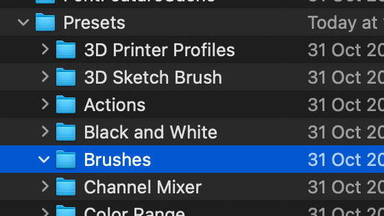 load brushes