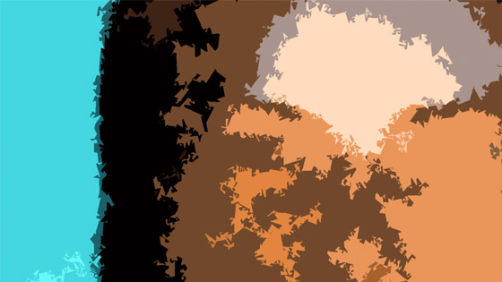 noise effect fractal Photoshop cutout