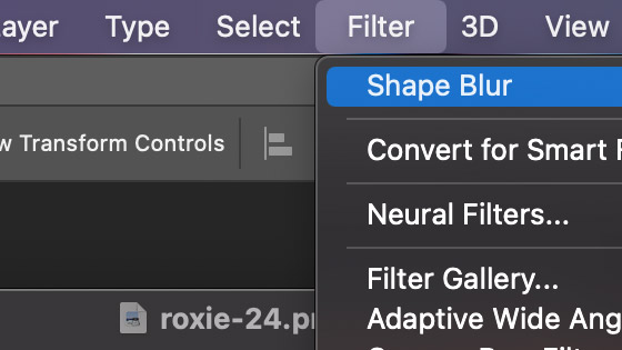 shape blur shapes