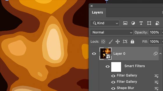 shape blur smart filter