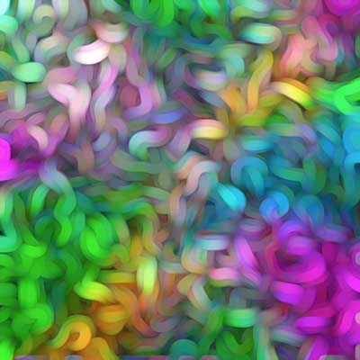 oil paint filter and tangle abstract background