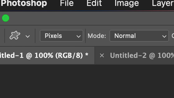 shapes pixel blending