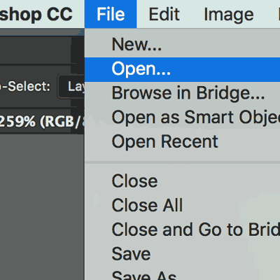 open and load eps shapes