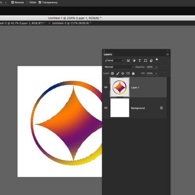selection and pixel layer