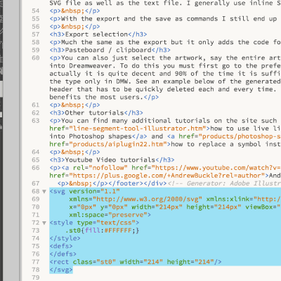 export svg via pasteboard clipboard illustrator